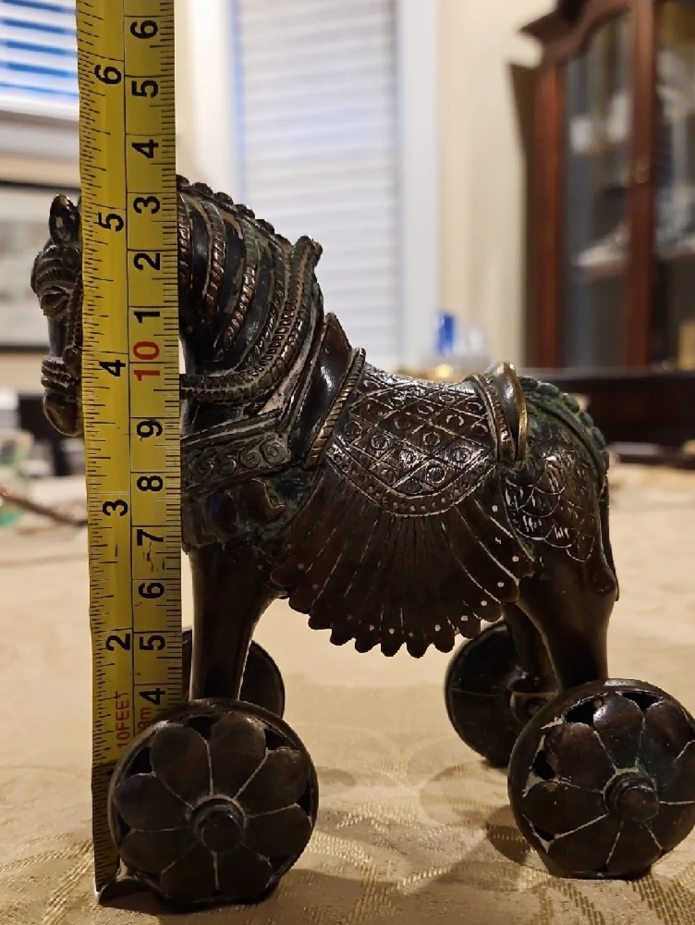 Antique/Vintage 19th Century Bronze Sacred Indian Merwari Horse